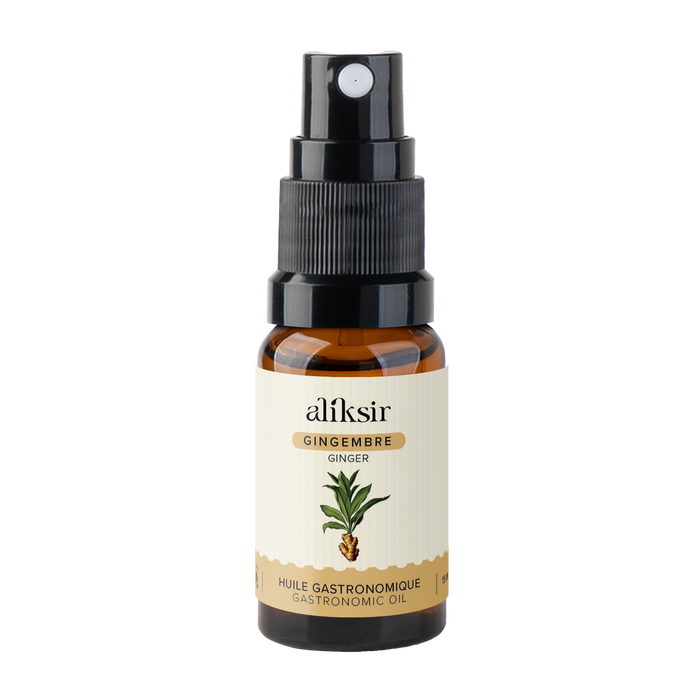 Gingembre (Zingiber officinale) - Huile gastronomique bio