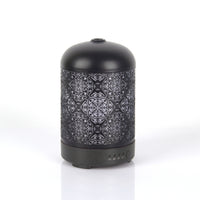 Mandala, nébulisateur ultrasonique, fer peint noir
