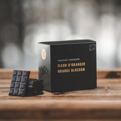 Chocolat UpBio sans théine, Fleur d'oranger, 75g