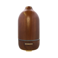Rustic, ultrasonic nebulizer, dark acacia wood