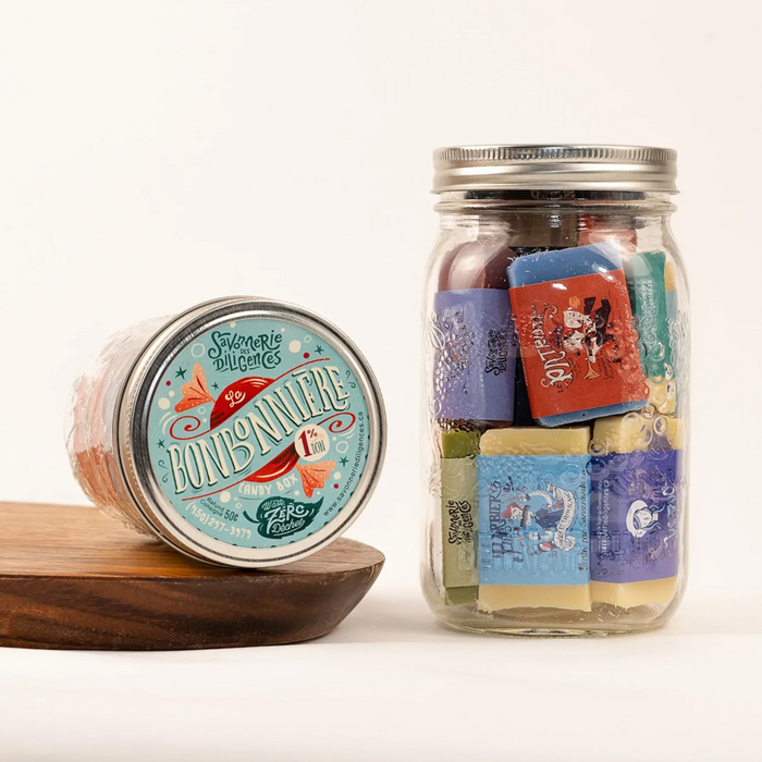 Bonbonnière de mini-savons Diligences, 275 g