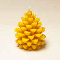 Chandelle en cire d’abeille 100 % pure