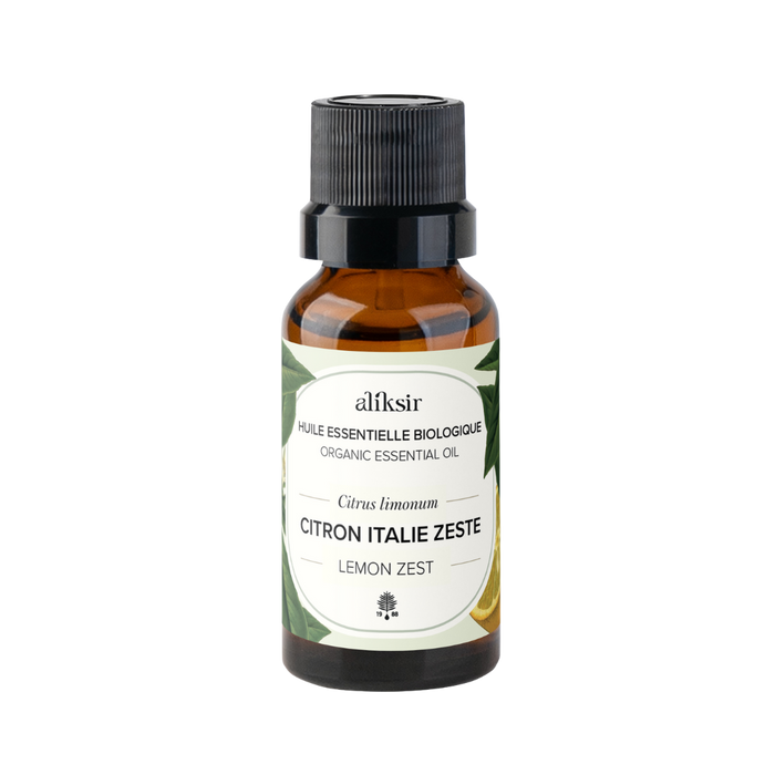 Citron zeste Italie (Citrus limonum) - Huile essentielle bio