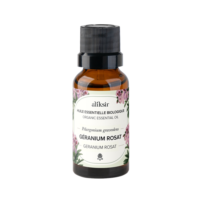 Geranium Rosat (Pelargonium graveolens) - Organic Essential Oil 