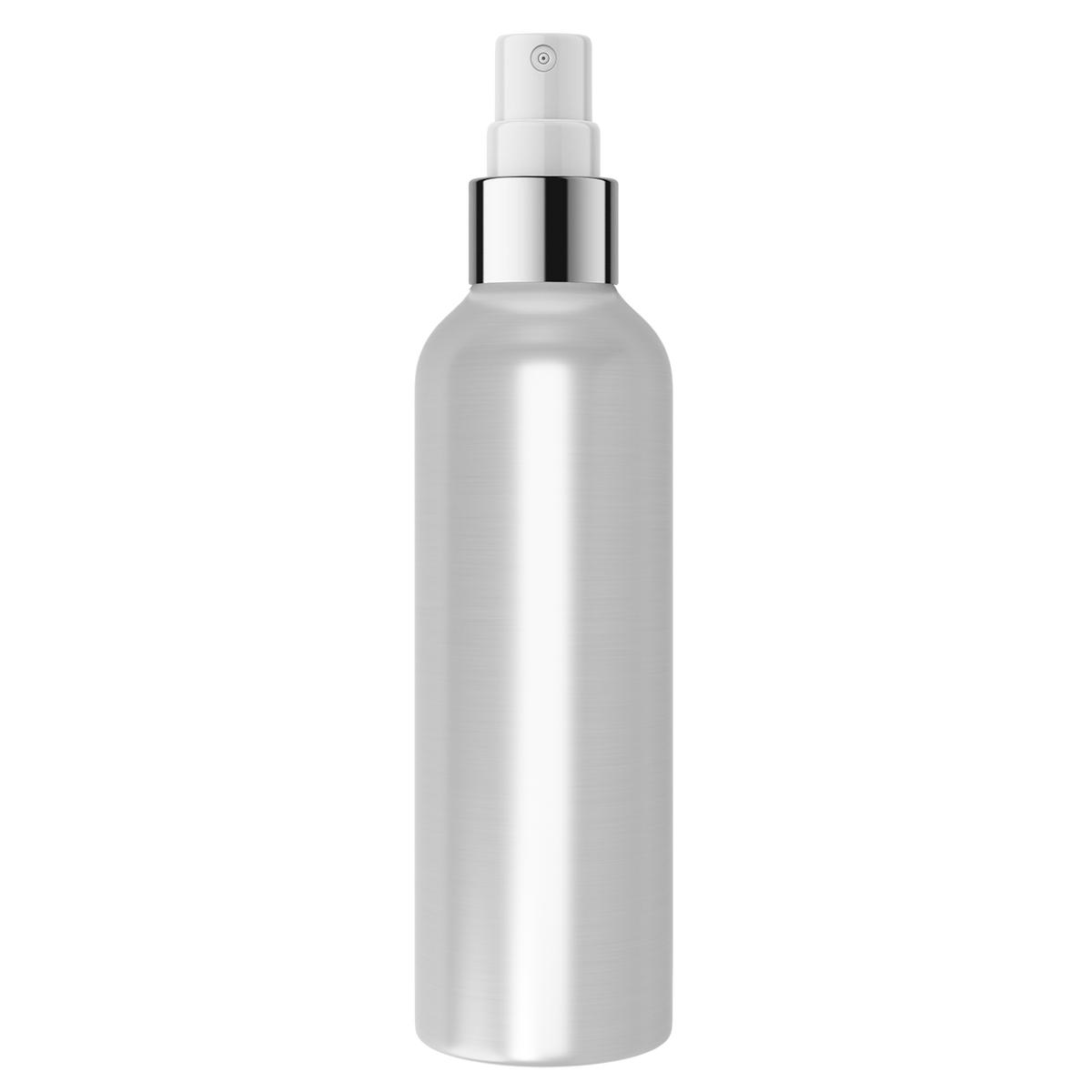 250 ml bottle, epoxy coated aluminum, silver spray