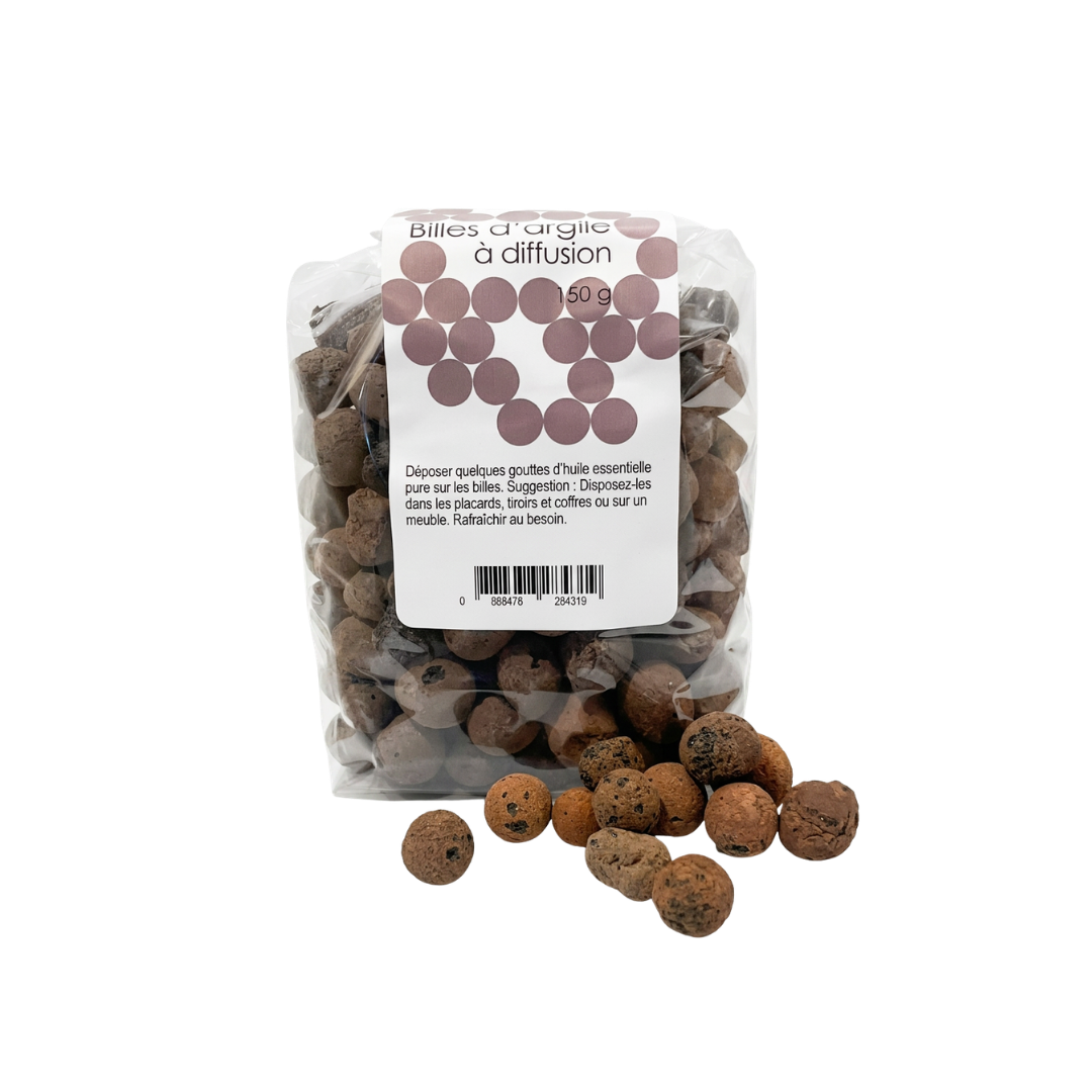 Billes d'argiles pour diffusion passive, 150g
