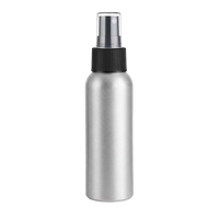 Bouteille aluminium 80 ml avec vaporisateur noir