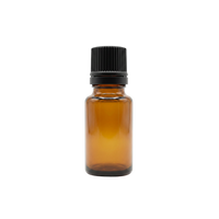 15 ml bottle, amber glass, black dropper cap, 5 units