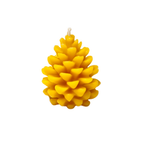 Chandelle en cire d’abeille 100 % pure