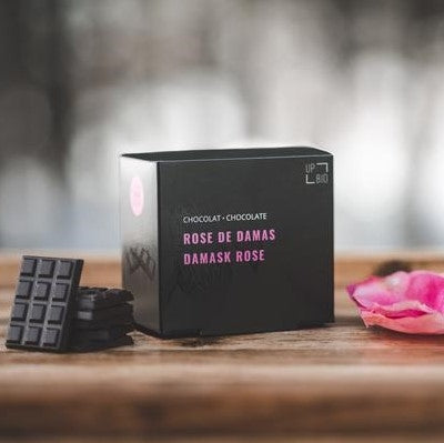 UpBio Theine-Free Chocolate, Damask Rose, 75g
