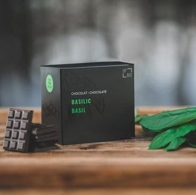 Chocolat UpBio sans théine, Basilic, 75g
