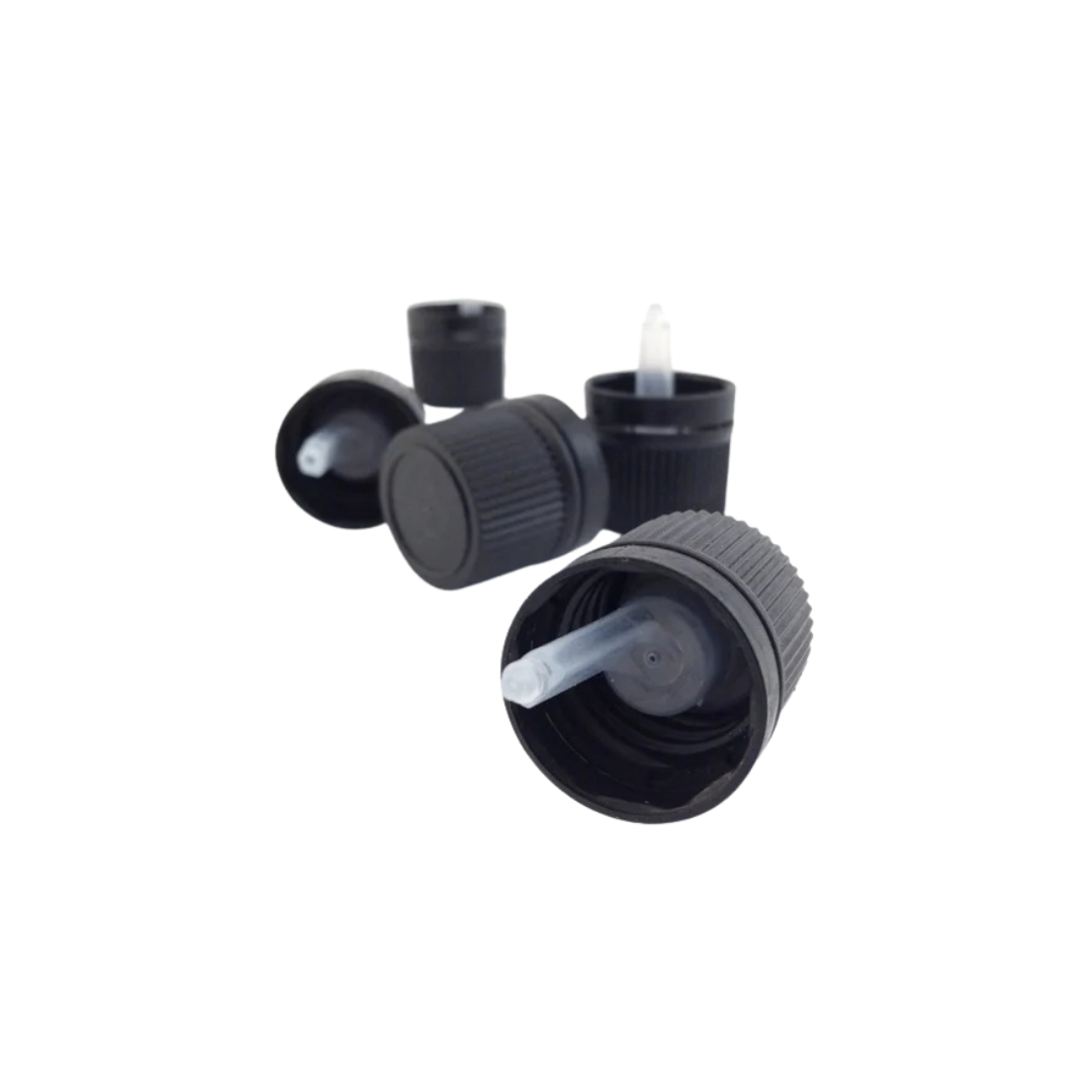 Black dropper cap, fluid oils, 10 units