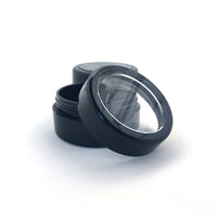 Pot 7 ml, phénoplaste, noir avec fenêtre