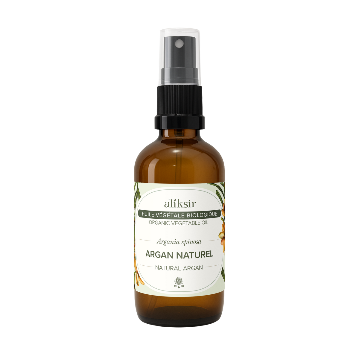 Argan naturel (Argania spinosa) - Huile végétale bio