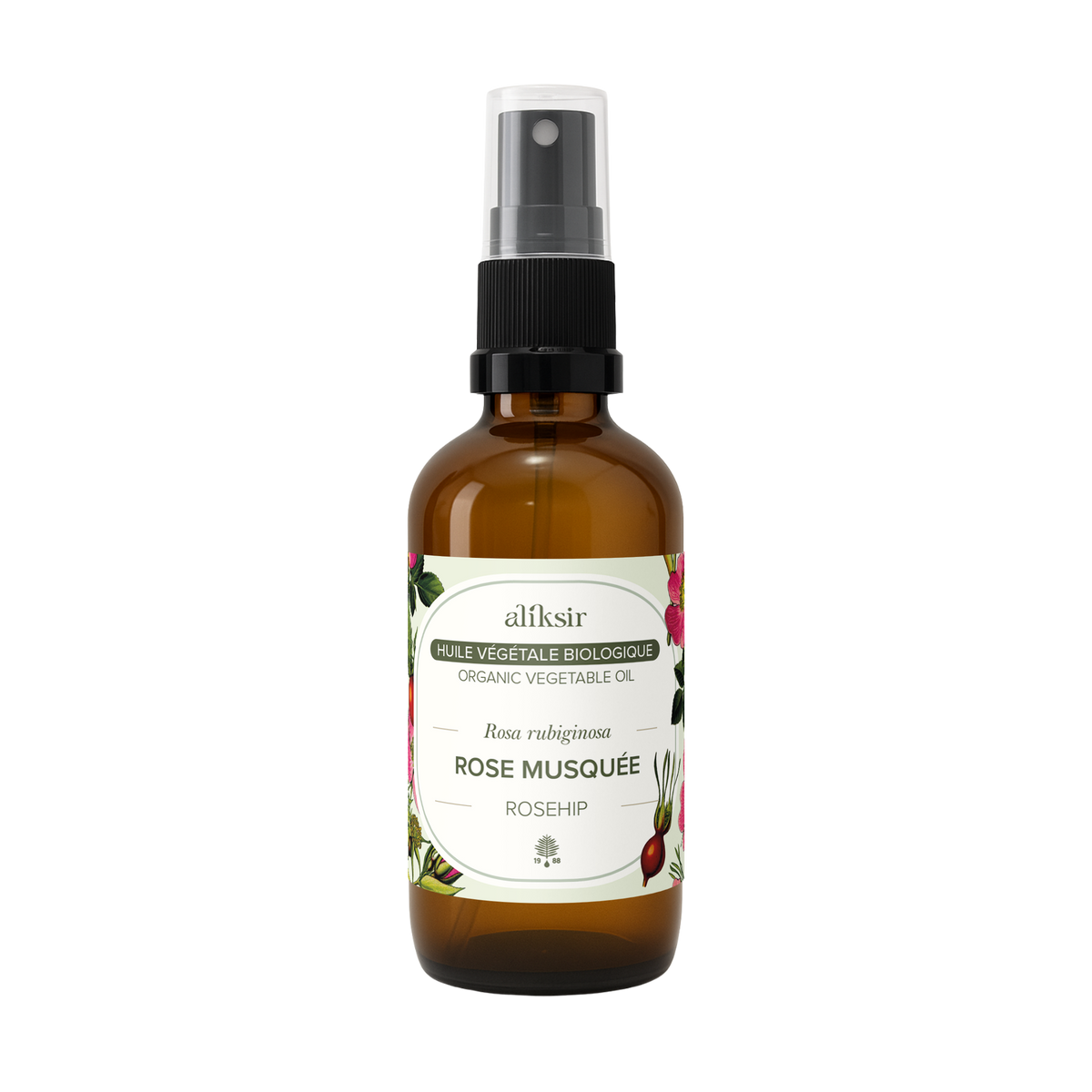 Rose musquée (Rosa rubiginosa) - Huile végétale vierge bio