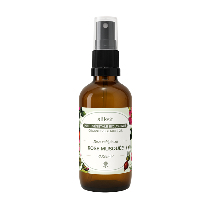 Rose musquée (Rosa rubiginosa) - Huile végétale vierge bio