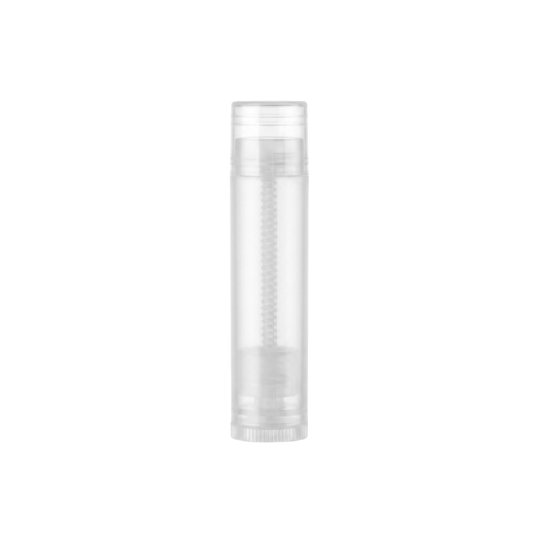 5ml lip balm tube, clear plastic, 5 units