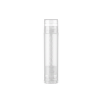 5ml lip balm tube, clear plastic, 5 units