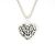 Pendant Diffuser, Big Heart, Silver Plated on Brass