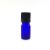 5ml Dropper Bottle, Blue Glass, Black Cap