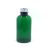Bouteille 60 ml, plastique PET vert, bouchon aluminium