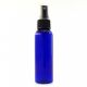 125ml, Blue PET Plastic Bottle, Black Sprayer