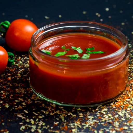 Sauce tomate aromatisée au basilic