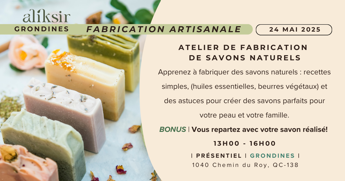 Atelier de fabrication de savons | Grondines